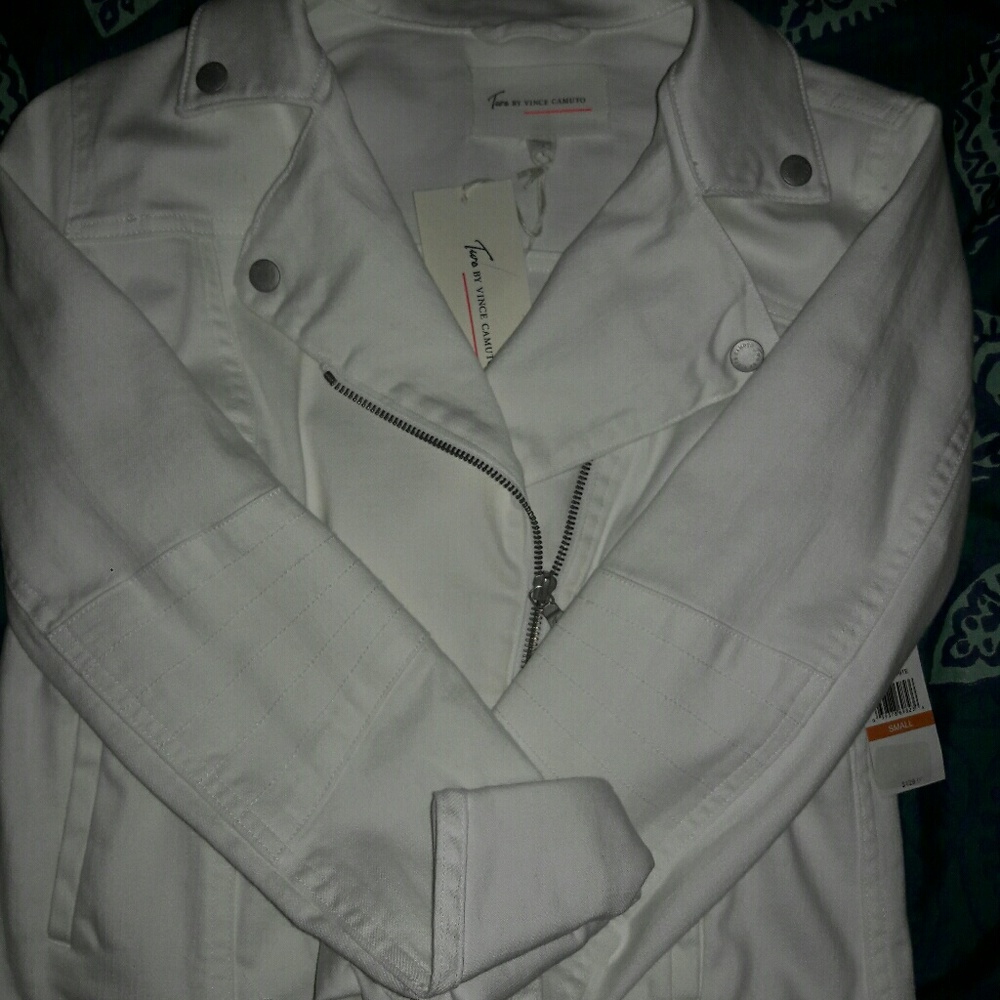 white jean Jacket - Picture 4 of 7